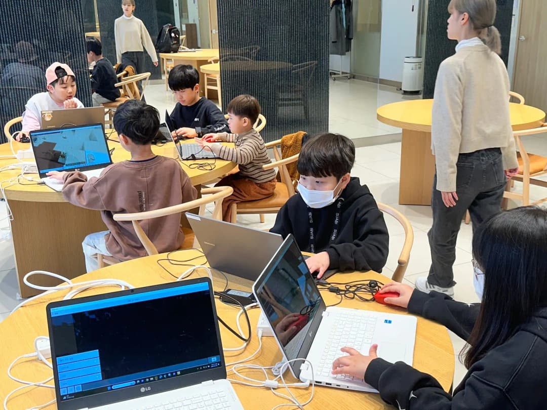 코딩 체험 수업 현장 2